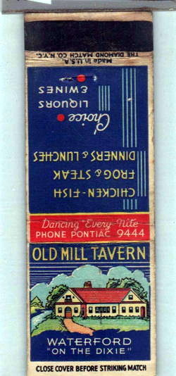 Cascade Motel (Olde Mill Inn on the Lake) - Matchbook (newer photo)